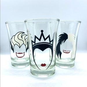Disney Villains Shot Glasses